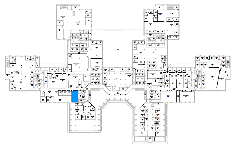 Room N224 location map