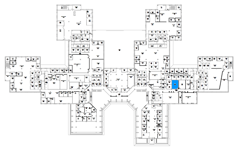 Room S225 location map