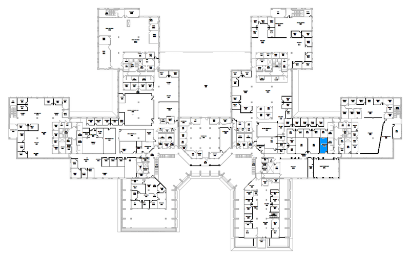 Room S240 location map