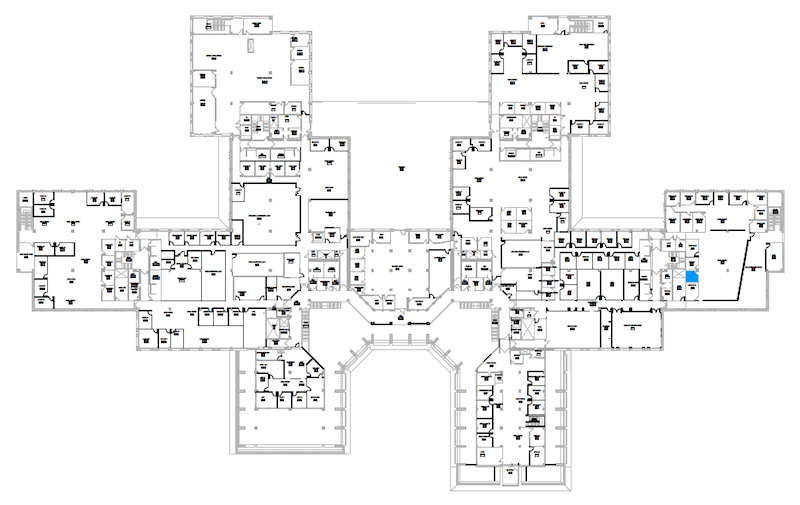 Room S243 location map