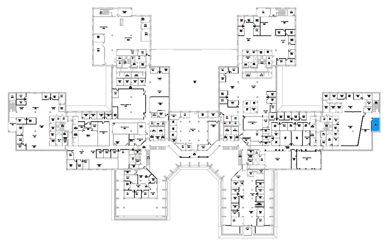 Room S249 location map