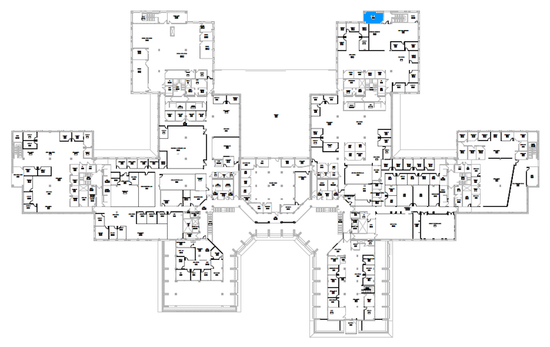 Room S298 location map