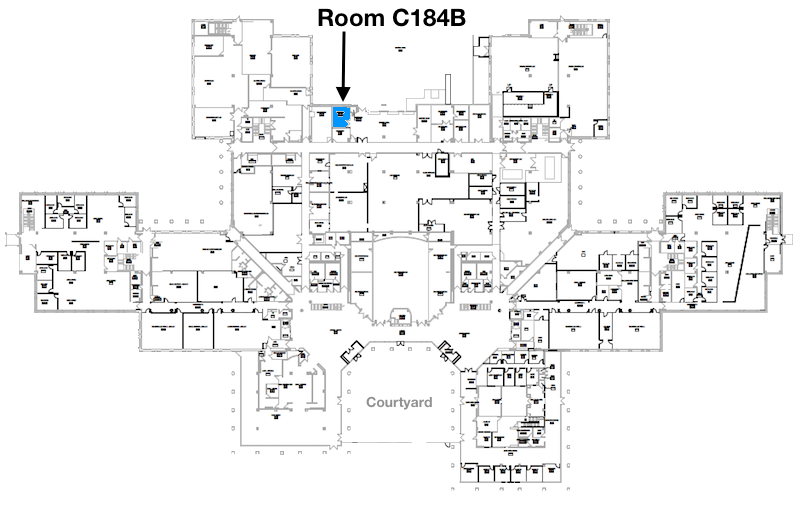 Room C184B location map