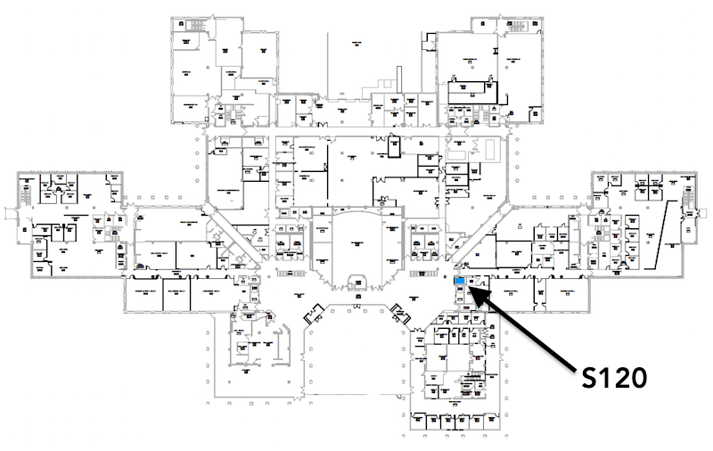 Room S120 location map