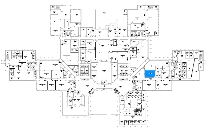 Room S125 location map