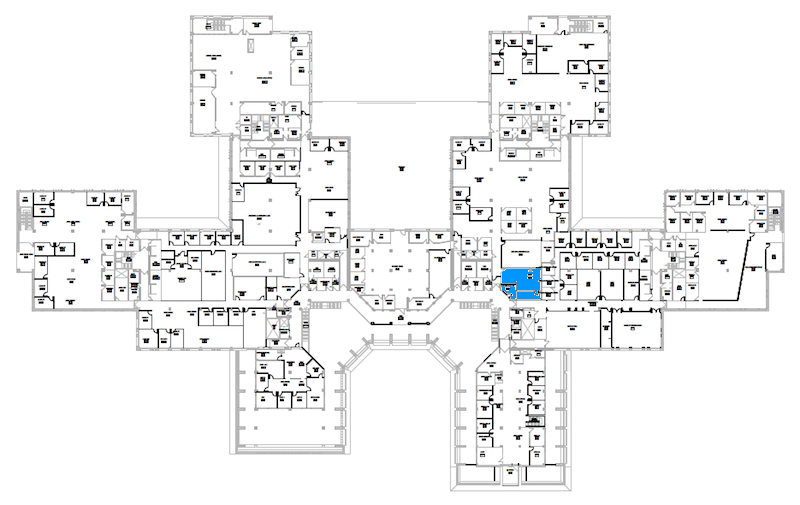 Room S263 location map
