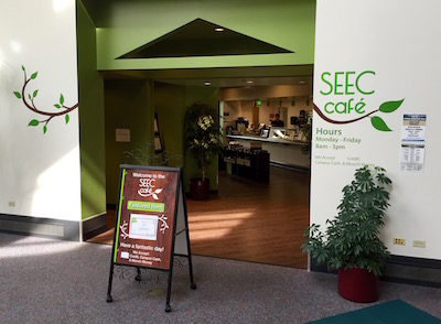 Front entrance of SEEC Cafe