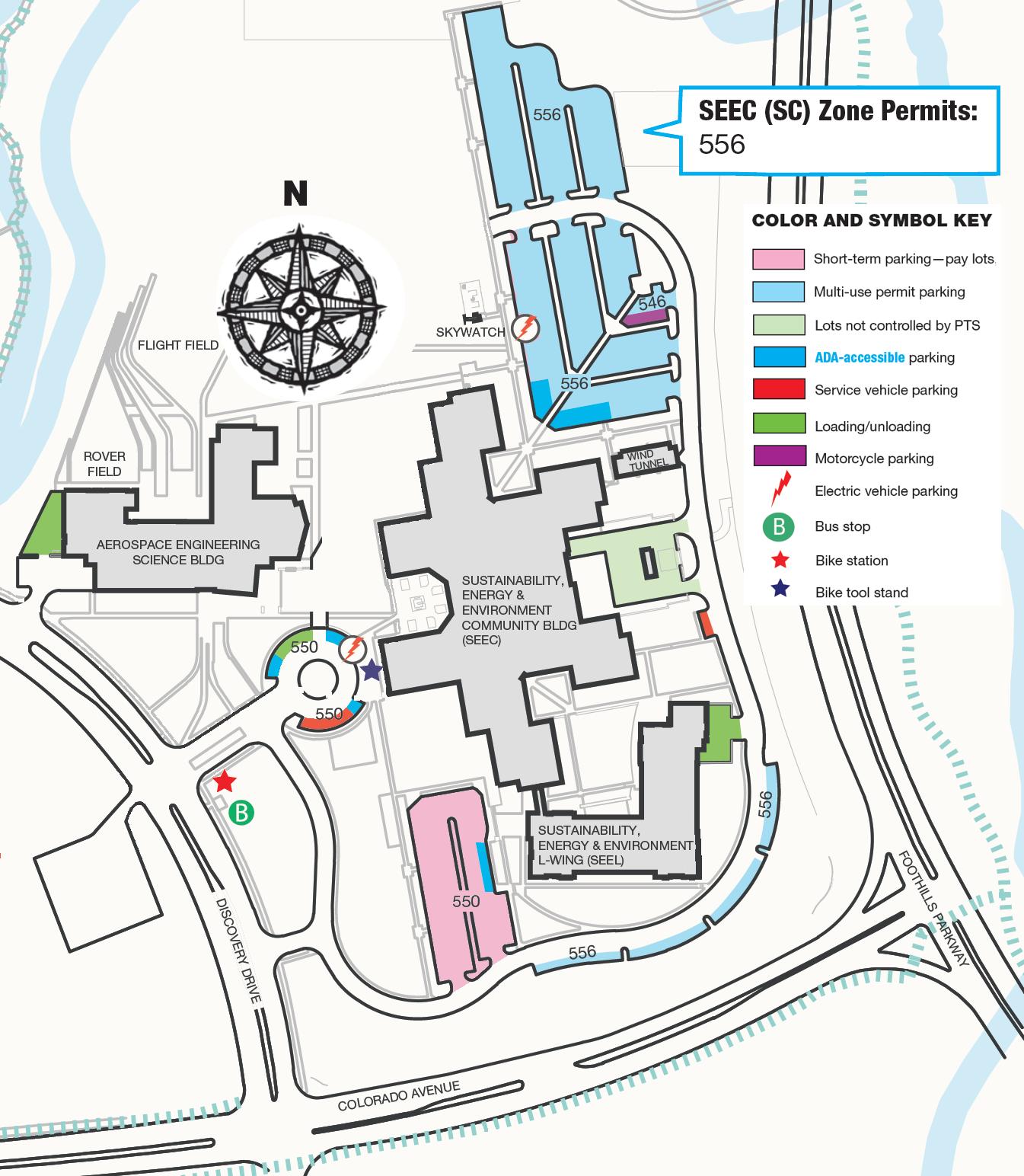 Cu Boulder Parking Map Map Of Staten